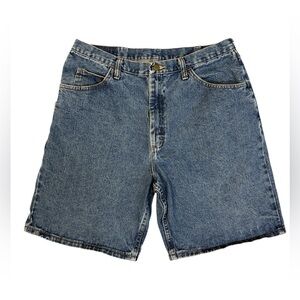 Wrangler Men’s Classic Blue Denim Shorts Size 36 #1734